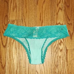 Aerie Green Lace Cheeky